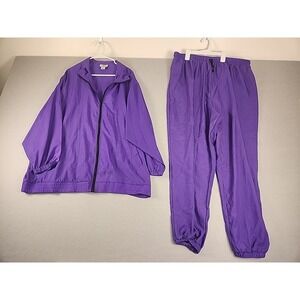 Vintage Bridge Gate Track Suit Purple Size 2XL